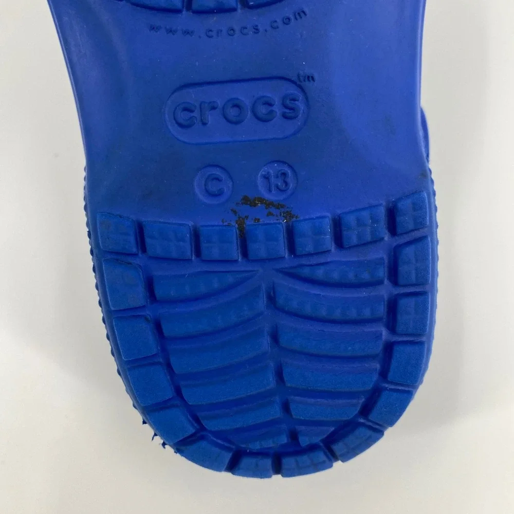 Crocs Classic Clog Kids Size 13 Blue Slip On Water Friendly Comfort Play Outdoor
